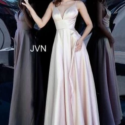 In Stock Long Sleeve Dresses Jovani JVN 3781 Size 10 Long Iridescent Blush Shimmer Prom Dress Pageant Gown 7 In Stock Long Sleeve Dresses Jovani JVN 3781 Size 10 Long Iridescent Blush Shimmer Prom Dress Pageant Gown