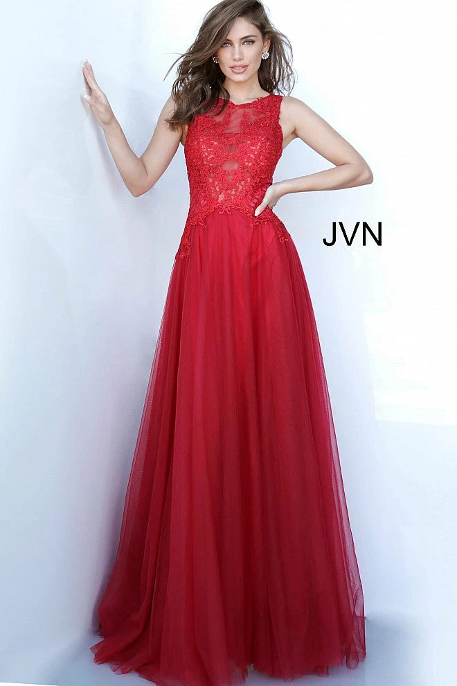 Discontinued Jovani JVN3896 Embroidered Bodice Tulle Prom Dress Ballgown Dresses 3 Discontinued Jovani JVN3896 Embroidered Bodice Tulle Prom Dress Ballgown Dresses