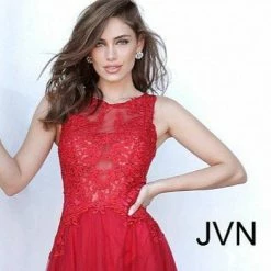Discontinued Ballgown Dresses Jovani JVN3896 Long Tulle Prom Dress Ball Gown Embroidered Sheer High Neckline 12 Discontinued Ballgown Dresses Jovani JVN3896 Long Tulle Prom Dress Ball Gown Embroidered Sheer High Neckline