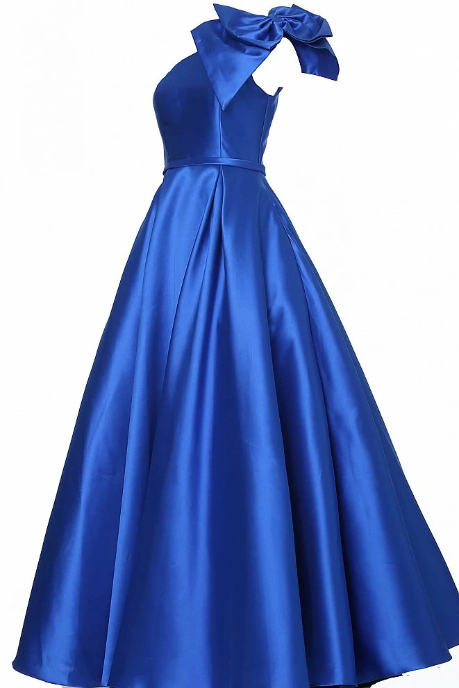 JVN By Jovani Jovani JVN4355 Long Pleated Ballgown One Shoulder Prom Dress Pockets Bow 8 JVN By Jovani Jovani JVN4355 Long Pleated Ballgown One Shoulder Prom Dress Pockets Bow