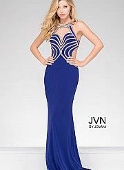 In Stock Jovani JVN 47009 Size 8 Long Backless Crystal Pageant Dress Prom Gown Backless Dresses