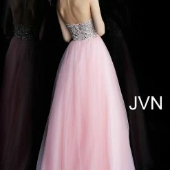 JVN By Jovani Jovani JVN52131 Strapless Crystal Tulle Prom Dress Ball Gown Formal Pageant Gown Ballgown Dresses 24 JVN By Jovani Jovani JVN52131 Strapless Crystal Tulle Prom Dress Ball Gown Formal Pageant Gown Ballgown Dresses