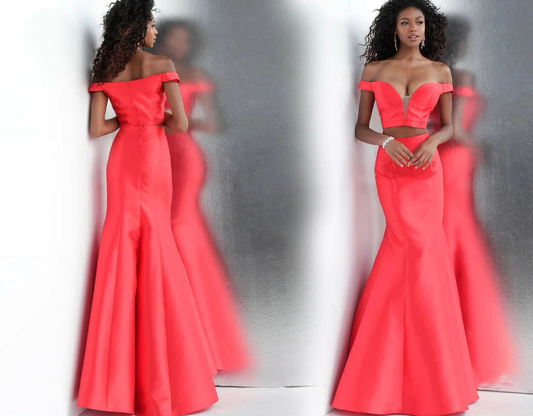 In Stock Mermaid Dresses Jovani JVN 58068 Silver Size 4 Prom Dress Pageant Gown Mermaid Two Piece 4 In Stock Mermaid Dresses Jovani JVN 58068 Silver Size 4 Prom Dress Pageant Gown Mermaid Two Piece