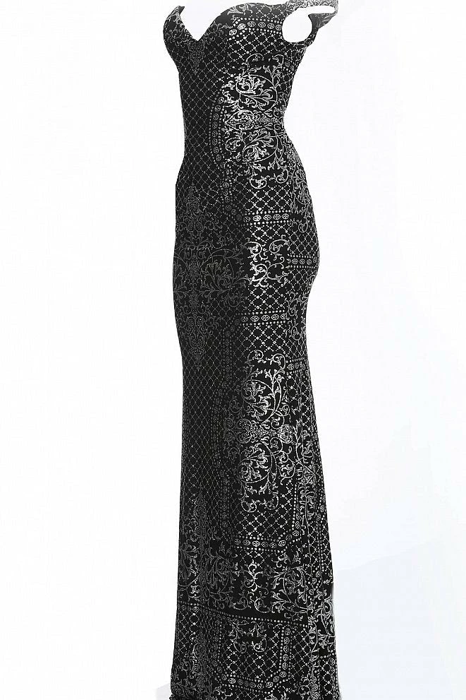 In Stock Jovani JVN60139 Size 6 Red Shimmer Prom Dress Long Glitter Gown Off The Shoulder 16 In Stock Jovani JVN60139 Size 6 Red Shimmer Prom Dress Long Glitter Gown Off The Shoulder