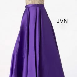 In Stock Jovani JVN60696 Size 0, 2, 8 Royal Ballgown A Line Prom Dress Plunging Neckline Ballgown Dresses 34 In Stock Jovani JVN60696 Size 0, 2, 8 Royal Ballgown A Line Prom Dress Plunging Neckline Ballgown Dresses