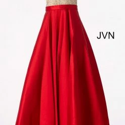In Stock Jovani JVN60696 Size 0, 2, 8 Royal Ballgown A Line Prom Dress Plunging Neckline Ballgown Dresses 33 In Stock Jovani JVN60696 Size 0, 2, 8 Royal Ballgown A Line Prom Dress Plunging Neckline Ballgown Dresses