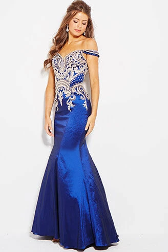 In Stock Jovani JVN 61193 Size 2 Off The Shoulder Mermaid Prom Dress Pageant Gown Mermaid Dresses 7 In Stock Jovani JVN 61193 Size 2 Off The Shoulder Mermaid Prom Dress Pageant Gown Mermaid Dresses