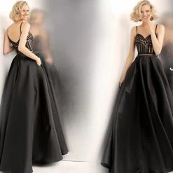 In Stock Ballgown Dresses Jovani JVN62510 Black Size 8 A Line Prom Dress Embellished Evening Gown Ballgown 9 In Stock Ballgown Dresses Jovani JVN62510 Black Size 8 A Line Prom Dress Embellished Evening Gown Ballgown