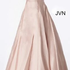 JVN By Jovani Ballgown Dresses Jovani JVN62633 Strapless Straight Neckline Prom Dress Ballgown