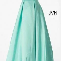 JVN By Jovani Ballgown Dresses Jovani JVN62633 Strapless Straight Neckline Prom Dress Ballgown