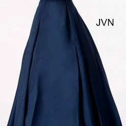 JVN By Jovani Ballgown Dresses Jovani JVN62633 Strapless Straight Neckline Prom Dress Ballgown