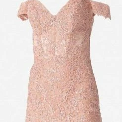 In Stock Jovani JVN65688 Size 14 Long Fitted Sheer Lace Prom Dress Mermaid Off Shoulder Gown