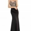 In Stock Jovani JVN66059 Size 2, 10 Long Sheer Embroidered Lace Prom Dress Sheer Formal Gown