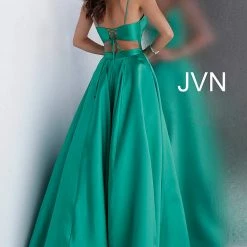 JVN By Jovani Jovani JVN66673 Lace Up Open Back Prom Dress Ball Gown A Line Evening Gown Ballgown Dresses 25 JVN By Jovani Jovani JVN66673 Lace Up Open Back Prom Dress Ball Gown A Line Evening Gown Ballgown Dresses