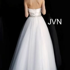 In Stock Ballgown Dresses Jovani JVN66687 Size 0 Red Prom Dress Pageant Gown Straight Lapel Neck Ballgown 11 In Stock Ballgown Dresses Jovani JVN66687 Size 0 Red Prom Dress Pageant Gown Straight Lapel Neck Ballgown