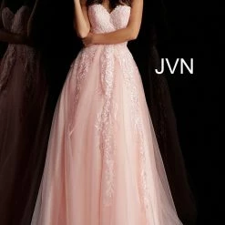 JVN By Jovani Jovani JVN66970 Long Lace Embellished Ball Gown Prom Dress Tulle Sweetheart Ballgown Dresses 20 JVN By Jovani Jovani JVN66970 Long Lace Embellished Ball Gown Prom Dress Tulle Sweetheart Ballgown Dresses