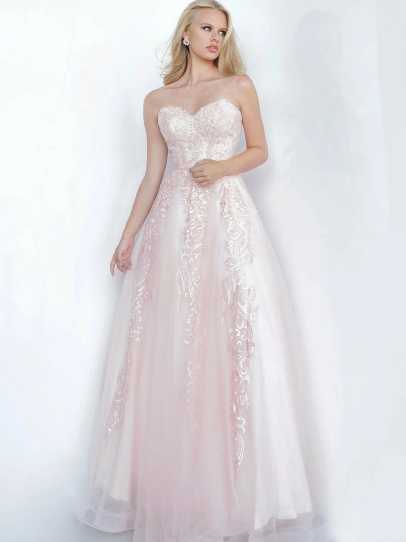 JVN By Jovani Jovani JVN66970 Long Lace Embellished Ball Gown Prom Dress Tulle Sweetheart Ballgown Dresses 5 JVN By Jovani Jovani JVN66970 Long Lace Embellished Ball Gown Prom Dress Tulle Sweetheart Ballgown Dresses