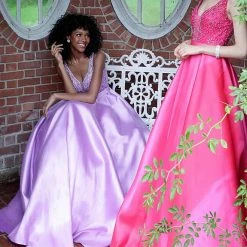 In Stock Ballgown Dresses Jovani JVN67198 Royal Size 20 Prom Dress A Line Ballgown Plus Size Royal