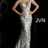 JVN By Jovani Sequin Dresses Jovani JVN67256 Fitted Sequin Off The Shoulder Prom Dress Pageant Gown