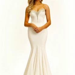 Johnathan Kayne 2330 Evening Pageant Dress Strapless Sweetheart Neckline Mermaid