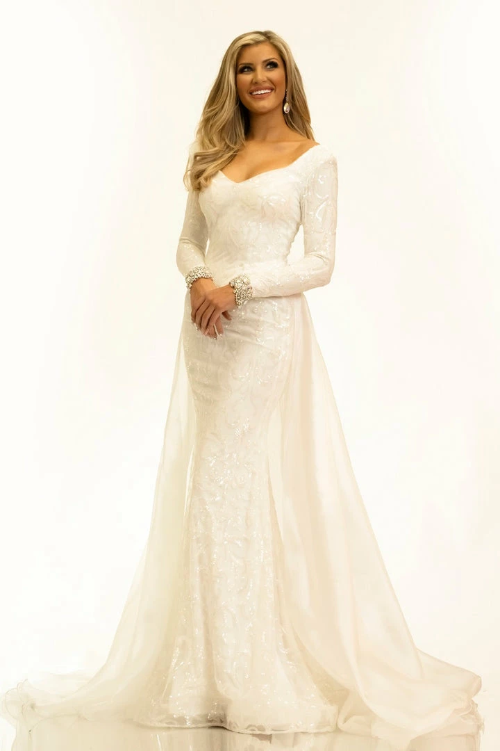 Discontinued Sequin Dresses Johnathan Kayne 2334 Magenta Pageant Dress Long Sleeves Overskirt 5 Discontinued Sequin Dresses Johnathan Kayne 2334 Magenta Pageant Dress Long Sleeves Overskirt