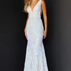 Jovani 02753 Long Fitted Sequin Mermaid Prom Dress V Neckline Pageant Dress Mermaid Dresses 19 Jovani 02753 Long Fitted Sequin Mermaid Prom Dress V Neckline Pageant Dress Mermaid Dresses