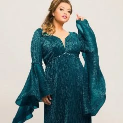 Discontinued Johnathan Kayne For Sydneys Closet JK 2007 Bell Sleeves Prom Dress Formal Gown 16 Discontinued Johnathan Kayne For Sydneys Closet JK 2007 Bell Sleeves Prom Dress Formal Gown