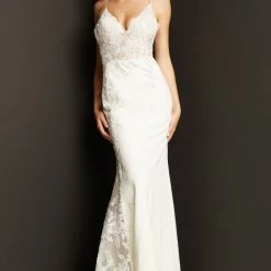 JVN By Jovani JVN07386 Long Straight Prom Pageant Gown