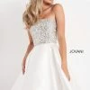 Jovani Kids K00722 Girls Fit & Flare Short Embellished Formal Dress Pageant Gown Short Prom Dresses