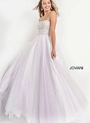 Jovani Kids K02229 Embellished Top Long Tulle Ballgown For Girls, Tweens, Formal Dress Ballgown Dresses