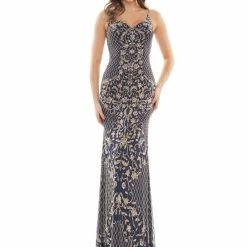 Backless Dresses Colors K122 Long Fitted Beaded Formal Evening Gown Prom Dress Pageant Backless