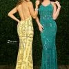 In Stock Zasa Chic Karishma Creations 2226 Size 8 Prom Dress Long Sequins Backless Evening Gown