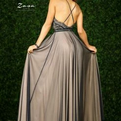 Discontinued Zasa Chic By Karishma Creations K2244 Prom Dress 2020