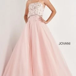 Jovani Kids K3640 Girls Pink Ballgown Embellished Pageant Dress Formal Gown Ballgown Dresses