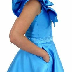 Marc Defang K6013 Short A Line Girls Pageant Cocktail Dress Interview Bow