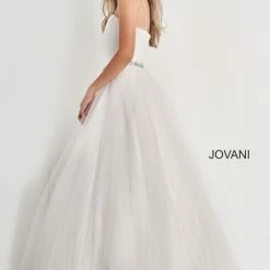 Jovani Kids K66712 Embellished Crystal Girls Ballgown Pageant Dress Flower Tulle