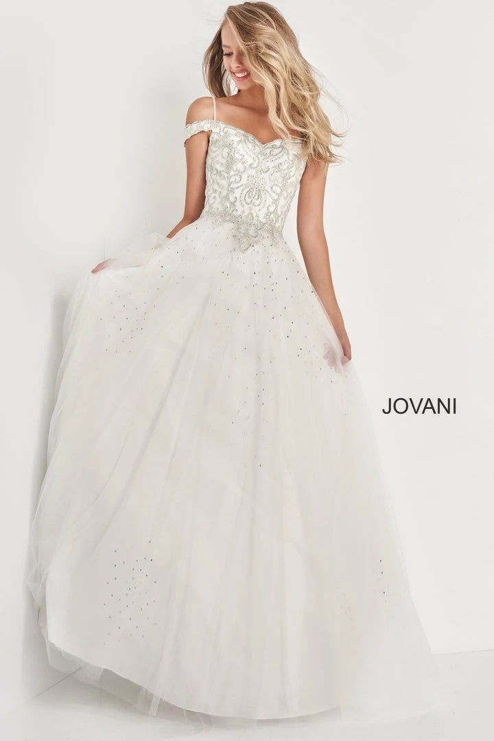 Jovani Kids K66721 Off The Shoulder Long Girls Pageant Dress Flower Girls Long Formal Ballgown Dresses 3 Jovani Kids K66721 Off The Shoulder Long Girls Pageant Dress Flower Girls Long Formal Ballgown Dresses