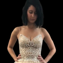 Jovani Kids K66722 Embellished Bodice Girls Ballgown V Neck Dress Pageant Gown