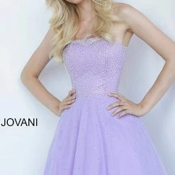 Jovani Kids K68936 Strapless Fit & Flare Beaded Girls Formal Party Dress Crystal Short Prom Dresses 9 Jovani Kids K68936 Strapless Fit & Flare Beaded Girls Formal Party Dress Crystal Short Prom Dresses