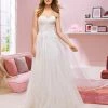 White One Bridal KARA Pronovias Wedding Dress Embroidered Tulle 2 White One Bridal KARA Pronovias Wedding Dress Embroidered Tulle
