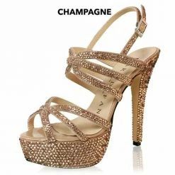 Marc Defang KENDRA 6" Platform Pageant Heels Prom Shoes Custom Color 14 Marc Defang KENDRA 6