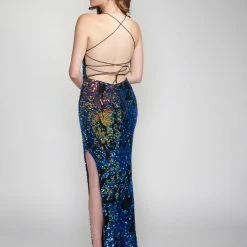 Nina Canacci 5210 Long Straight Prom Pageant Gown