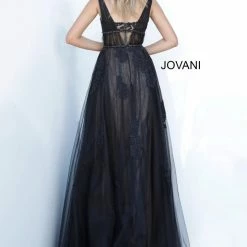 Discontinued Ballgown Dresses Jovani 1025 Lace And Tulle Bodice Sweetheart Neckline A Line Prom Dress