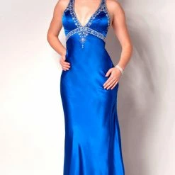 In Stock Backless Dresses Nina Canacci Fuchsia Size 8 Prom Dress Satin Gown Pageant Long Formal