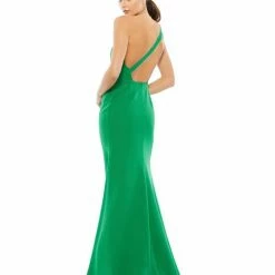 Mac Duggal IEENA 26266 Prom Dress Long Fitted One Shoulder Formal Mermaid Powder Blue