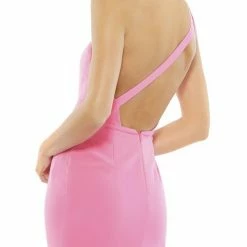 Mac Duggal IEENA 26266 Prom Dress Long Fitted One Shoulder Formal Mermaid Powder Blue