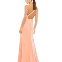 Mac Duggal IEENA 26266 Prom Dress Long Fitted One Shoulder Formal Mermaid Powder Blue