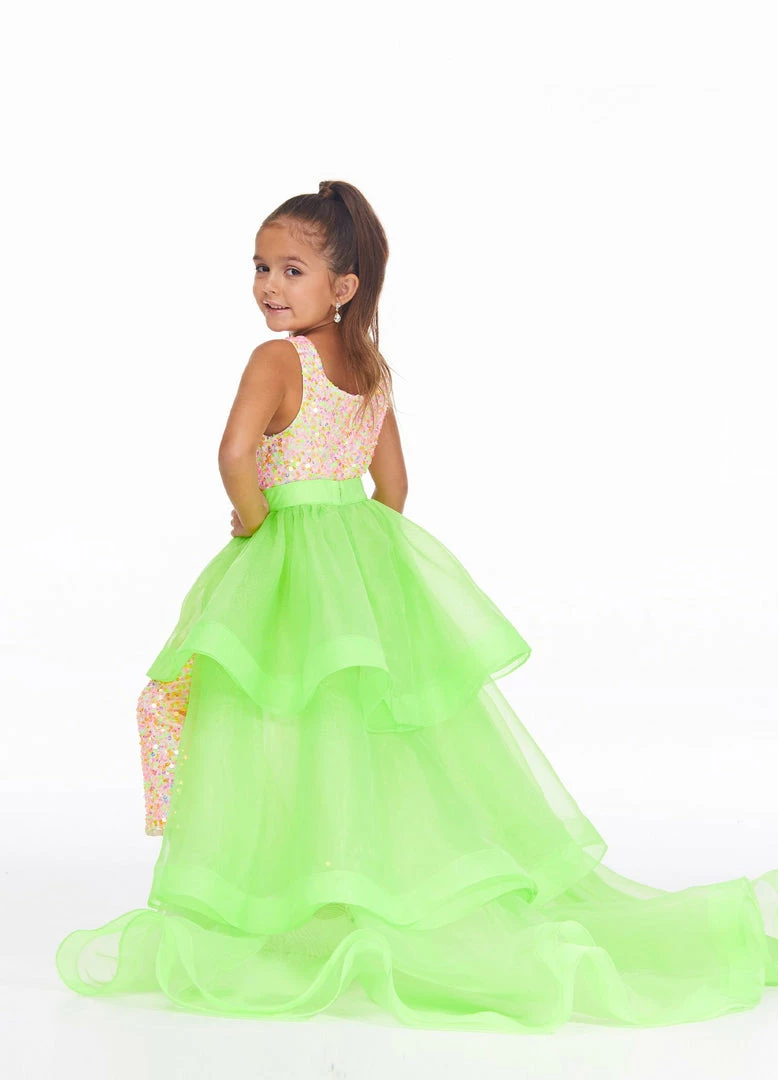 Ashley Lauren Kids Ashley Lauren 8065 Kids Tiered Organza Overskirt Pageant Wear Accessories 5 Ashley Lauren Kids Ashley Lauren 8065 Kids Tiered Organza Overskirt Pageant Wear Accessories