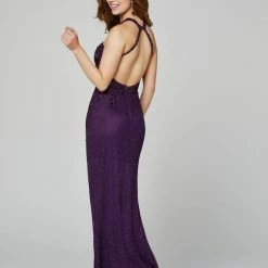 In Stock Primavera Couture 3409 Size 2 Blush Embellished High Neck Prom Dress Slit Beaded Long 21 In Stock Primavera Couture 3409 Size 2 Blush Embellished High Neck Prom Dress Slit Beaded Long