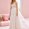 Corset Dresses White One Bridal MAHALIA Pronovias Wedding Dress Lace Sheer Corset Bodice Open V Back 1 Corset Dresses White One Bridal MAHALIA Pronovias Wedding Dress Lace Sheer Corset Bodice Open V Back
